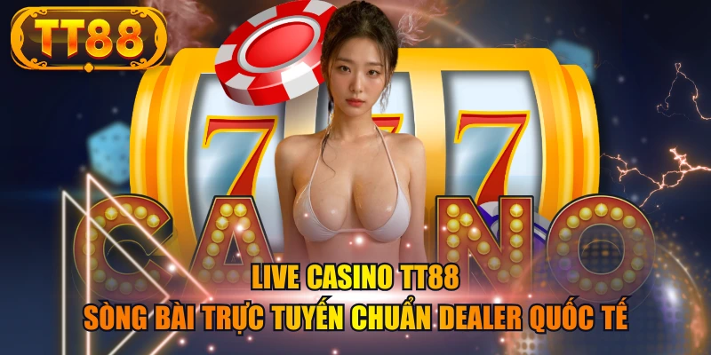 Live Casino TT88 – Sòng Bài Trực Tuyến Chuẩn Dealer Quốc Tế